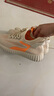 花花公子女鞋夏季透氣鞋子女網(wǎng)面小白鞋女舒適休閑運動(dòng)鞋女 1643 米桔39 曬單實(shí)拍圖