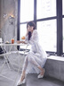 Lily Wei【奶酪甜心】白色高跟鞋溫柔一字帶涼鞋時裝女鞋2025新款 白色【跟高10cm】 38 曬單實拍圖
