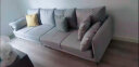 简派印橡 沙发 布艺沙发简约现代大小户型客厅家具北欧轻奢沙发组合XH-8123B 银灰色 四人位（2.8米） 实拍图