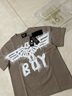 BOY LONDON【后啟示錄】潮牌短袖春夏情侶款老鷹印花T恤N01003 咖啡 XS 曬單實(shí)拍圖