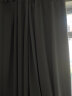 铭聚布艺（MINGJU） 窗帘 全遮光窗帘成品窗帘布 黑贝妮米挂钩式3米宽*2.7米高1片 实拍图
