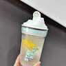 夢(mèng)泡搖搖杯子tritan材質(zhì)沖奶速搖杯攪拌球水杯男女生高顏值運(yùn)動(dòng)水杯子 高顏值水杯+304攪拌球+便攜提繩 白420ml[Tritan材質(zhì)] 曬單實(shí)拍圖