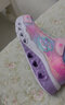 Skechers斯凱奇童鞋女童運動(dòng)鞋閃燈鞋開(kāi)關(guān)魔術(shù)貼兒童休閑公主鞋302315L 粉紅色/多彩色/PKMT 27.5 曬單實(shí)拍圖