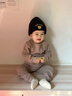 U&MUDI嬰兒保暖內衣套裝男女寶寶秋衣秋褲貼身打底衫春秋冬裝嬰幼兒衣服 粉色【貼身鎖溫 保暖套裝】 80 cm 建議8-12月 體重18-22斤 曬單實(shí)拍圖