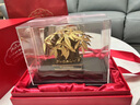 戲鯉金箔發(fā)財(cái)樹(shù)擺件工藝品公司店鋪開(kāi)業(yè)禮品客廳辦公室桌面裝飾擺件 曬單實(shí)拍圖