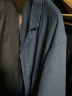 无印良品（MUJI）男女通用 汉麻 大衣 风衣外套春秋男式女式无性别 BG92CC3A 深蓝色 L-XL 180/104A 晒单实拍图