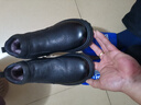 老人頭（LAORENTOU）男靴加絨保暖棉鞋高幫鞋頭層皮套腳鞋切爾西皮靴 190329 黑 44 曬單實(shí)拍圖