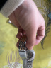 依波（EBOHR）手表 大师系列钨钢圈节日礼物钢带机械情侣表金色/玫金色3006 实拍图