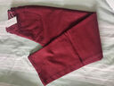丹貝迪特高個(gè)子紅色闊腿牛仔褲女垂感2024春秋新款高腰寬松時(shí)尚直筒褲175 紅色加長(cháng)-建議身高170cm-180cm 28 曬單實(shí)拍圖