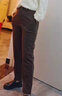 betu百圖女裝秋冬新款休閑褲高腰微彈哈倫褲百搭休閑褲女2210T69 咖啡色 S 曬單實(shí)拍圖