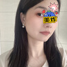 YIZUN. CHOMEL江喜同款施家澳白真多麻銀灰戴妃珍珠耳釘女輕奢520禮物送女友 銀灰色珍珠12MM 對【S925銀針】 曬單實(shí)拍圖