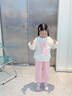 mlgt kids童裝女童套裝2025春秋季新款兒童衛(wèi)衣小女孩韓版休閑兩件套 粉紅色 100 cm 曬單實拍圖