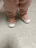 布拉米勒女寶寶學(xué)步鞋春季軟底防滑毛毛蟲童鞋嬰兒鞋春秋款1歲2寶寶鞋子男 k202粉紅色 14 內(nèi)長(zhǎng)14cm 曬單實(shí)拍圖