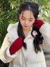 浪莎羊毛手套保暖冬季女士毛線(xiàn)騎車(chē)開(kāi)車(chē)針織觸屏秋冬天2025新款全指 駝色 曬單實(shí)拍圖