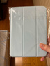 唯少【帶筆槽】iPad mini5/4保護套7.9英寸蘋(píng)果平板電腦迷你第五代保護殼三折輕薄全包防摔軟殼皮套 白冰藍【升級左筆槽款】蜂窩三折皮套 ipadmini4/5【7.9英寸】 曬單實(shí)拍圖