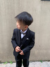 羅蒙兒童西裝套裝男童花童禮服帥氣西服主持人鋼琴畢業(yè)演出服秋狂歡節 外套+褲子+馬甲+襯衫+領(lǐng)結 110 曬單實(shí)拍圖