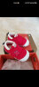 卡特兔学步鞋秋季男童网眼机能鞋 女宝宝婴儿软底包头鞋 XZ62红色12.5cm 实拍图