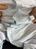 歌瑞家（greatfamily）新生兒連體衣春秋季嬰兒長袖對襟連身衣家居服果凍衫 男女通用款【白色】 80cm 【9-18月】 曬單實拍圖