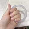 珒玨 天然玉手鐲 紫羅蘭玉髓瑪瑙玉鐲送女友老婆媽媽節(jié)日禮物 內(nèi)徑53-54mm(附鑒定證書) 曬單實(shí)拍圖