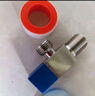 老銅匠（LTJ）三角閥全銅加厚冷熱水馬桶熱水器專(zhuān)用水閥三通閥門(mén)開(kāi)關(guān) 【10只裝】奶油色6藍(lán)4紅-4分出水 曬單實(shí)拍圖