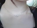 訫緣飾品 S925銀星星項(xiàng)鏈女輕奢感鎖骨鏈小眾設(shè)計(jì)潮情人節(jié)生日禮物送女友 星星項(xiàng)鏈銀色 925銀 曬單實(shí)拍圖