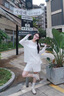 NINE WEST品牌德訓(xùn)鞋女2025新款復(fù)古透氣時尚拼接運動休閑鞋女 米/棕 35 曬單實拍圖