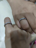 DRAGBOLL鉆戒女戒指莫桑鉆情侶對戒婚戒結婚求婚紀念日送女友生日禮物 活口自由調節 曬單實(shí)拍圖