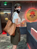 KINSTRDZ真皮托特包大容量包包女2025新款單肩包大包上班通勤包生日禮物 金棕色 進(jìn)口牛皮 曬單實拍圖