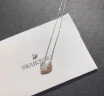 SWAROVSKI 施华洛世奇项链经典款天鹅水晶锁骨毛衣链 生日七夕礼物送女友 渐变色5215038（小号） 实拍图