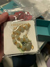 紀思梵（CHEESEFAN）輕奢手鏈女本命年和田玉珠寶首飾品七夕情人節生日禮物送女友老婆 一貝子有你竹夠手鏈 曬單實(shí)拍圖