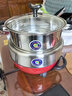 愛(ài)家樂(lè )家用多功能電火鍋分體式電煮鍋煮飯燒烤熬粥火鍋1-3-5-6人 4L 4升帶蒸籠 曬單實(shí)拍圖