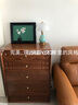 致典實(shí)木五斗柜北歐日式五斗櫥中古風(fēng)臥室雕花收納柜 黃楊木【五斗柜】 曬單實(shí)拍圖