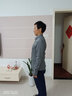 花花公子（PLAYBOY）格子襯衫男士長(zhǎng)袖春秋季修身襯衣高級(jí)感雅痞秋裝打底襯衫男上衣 黑色 L 曬單實(shí)拍圖