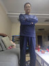 三槍 睡衣男士春秋季純棉長(cháng)袖長(cháng)褲時(shí)尚家居服秋天可外穿秋冬全棉套裝 7767# 2XL 男(建議160-180斤) 曬單實(shí)拍圖