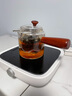 三界電陶爐蒸汽煮茶器煮茶壺玻璃壺耐高溫燒水壺蒸茶壺迷你煮茶爐 側蒸煮茶壺 曬單實(shí)拍圖