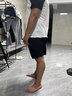 ESCATCH泳褲男士沙灘褲男大褲衩歐美短褲男夏季速干可下水五分情侶短褲 ES6黑色（三角內襯） 2XL (適合體重83-93kg) 曬單實拍圖
