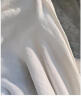 猫人（MiiOW）短袖衬衫男夏季冰丝薄款透气垂感简约男士五分袖衬衣 白色 L  实拍图
