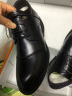 卡帝乐鳄鱼（CARTELO）保暖加绒皮鞋男商务加棉加厚男靴冬季高帮系带棉鞋1061 黑色 42 实拍图