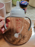貝親奶瓶PPSU吸管奶瓶重力球奶瓶寬口徑帶把手自然離乳系列 240ml 6-9月 曬單實拍圖