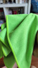 貝凈潔無(wú)塵抹布食品藥廠(chǎng)不掉毛毛巾潔凈區gmp車(chē)間超細纖維吸水無(wú)毛抹布 綠色30*30CM    5條裝 曬單實(shí)拍圖
