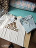 阿迪達斯 （adidas）女裝運動(dòng)服套裝 秋新款跑步簡(jiǎn)約開(kāi)衫上衣休閑長(cháng)褲衛褲兩件套 JE0052/針織/單件 L/170 曬單實(shí)拍圖