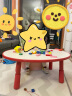 ZRYZ韩国同款儿童沙发宝宝游戏桌写字桌儿童可升降调节花生桌学习plus款成套桌椅 红色白面桌兔子套装plus 实拍图