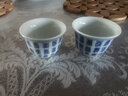 彩虹鳥(niǎo)景德鎮小青花酒杯青花瓷小號白酒杯老式懷舊小酒杯家用陶瓷酒杯 25毫升小號萬(wàn)壽酒杯1個(gè) 曬單實(shí)拍圖