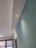 雷士（NVC）LED射灯客厅背景墙天花灯筒灯阻燃PP半光白5瓦暖白光开孔75-80mm 实拍图