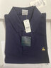 布克兄弟（BrooksBrothers）男夏季金羊刺繡珠地網(wǎng)眼修身短袖Polo衫 4004-藏青色 L 曬單實(shí)拍圖