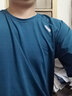 御踏（YUTA）冰絲運動(dòng)套裝男短袖短褲套裝速干寬松運動(dòng)休閑服跑步健身訓練服 寶藍色 XL 曬單實(shí)拍圖