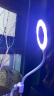 燕之雁 金鱼缸环形LED夹灯USB 5W 软管360度调节 水族观赏照明灯 水草灯 实拍图