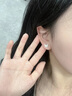 周百?！?000+門店】999足銀蝴蝶結(jié)耳釘女生款耳環(huán)甜美耳墜耳飾生日禮物 蝴蝶結(jié)流蘇足銀耳環(huán)【免費(fèi)代寫賀卡生日禮物送女友閨蜜 曬單實(shí)拍圖