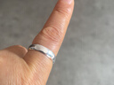 梵蒂蘇999足銀戒指光面素圈純銀對戒活口可調節簡(jiǎn)約情侶男女友生日禮物 5mm光面活口小圓戒 約4克 曬單實(shí)拍圖