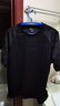 GXG男裝 黑色涼感簡(jiǎn)約休閑插肩袖圓領(lǐng)短袖T恤男士上衣 夏新品 黑色 L 曬單實(shí)拍圖